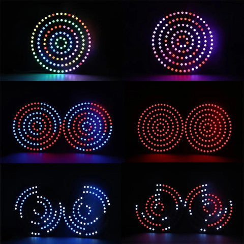 WS2812b Led ring Addressable 8/16/24/35/45Leds 5050 RGB Led Diode Ring Color IC Built-in LED - OpenELAB