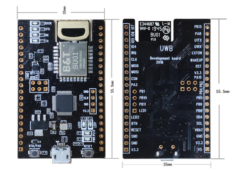 AI-Thinker NodeMCU-BU01 Carte de développement UWB