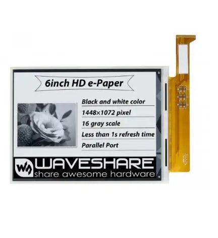 Waveshare 6 inch Raw E-Ink Display 1448x1072 E-Paper - OpenELAB