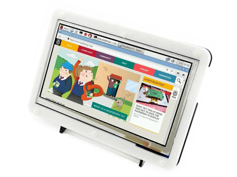 Waveshare 7 inch Capacitive Touch Screen with Case 800*480 HDMI - OpenELAB