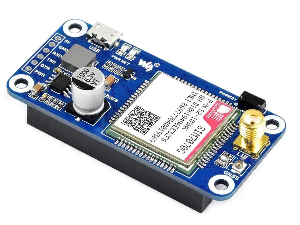 Waveshare SIM7070G NB-IoT / Cat-M / GPRS / GNSS HAT for Raspberry Pi - OpenELAB