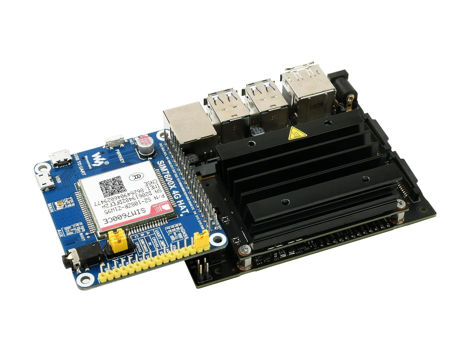 Waveshare SIM7600CE-CNSE 4G HAT for Raspberry Pi 4G 3G 2G GNSS - OpenELAB