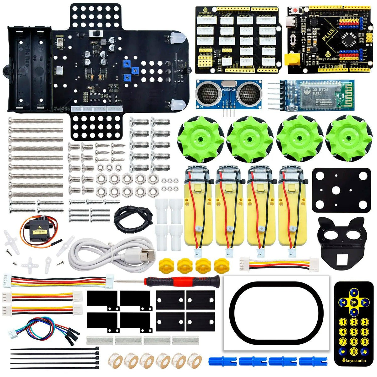 Keyestudio 4WD Mecanum Robot Car for Arduino STEM - OpenELAB