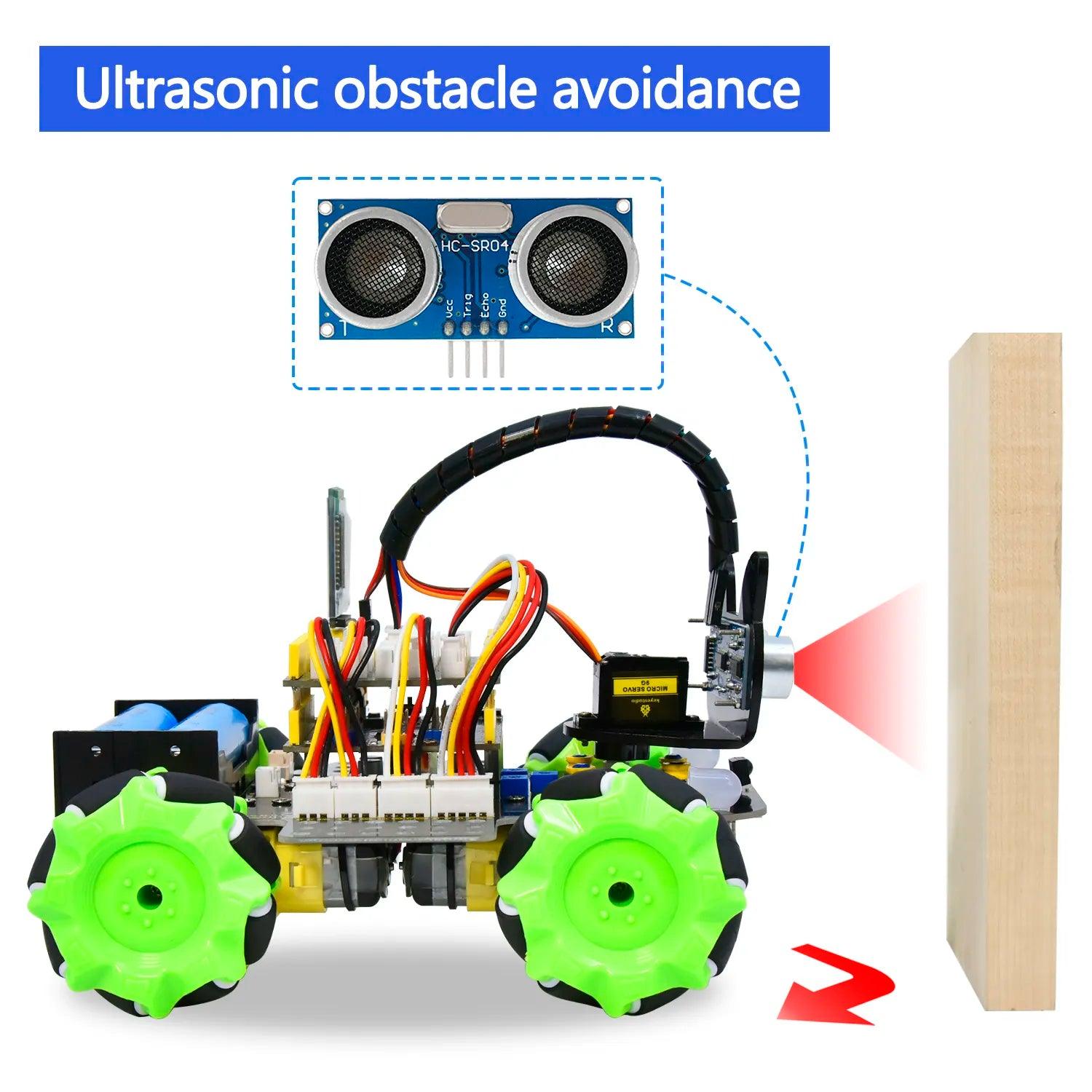 Keyestudio 4WD Mecanum Robot Car for Arduino STEM - OpenELAB