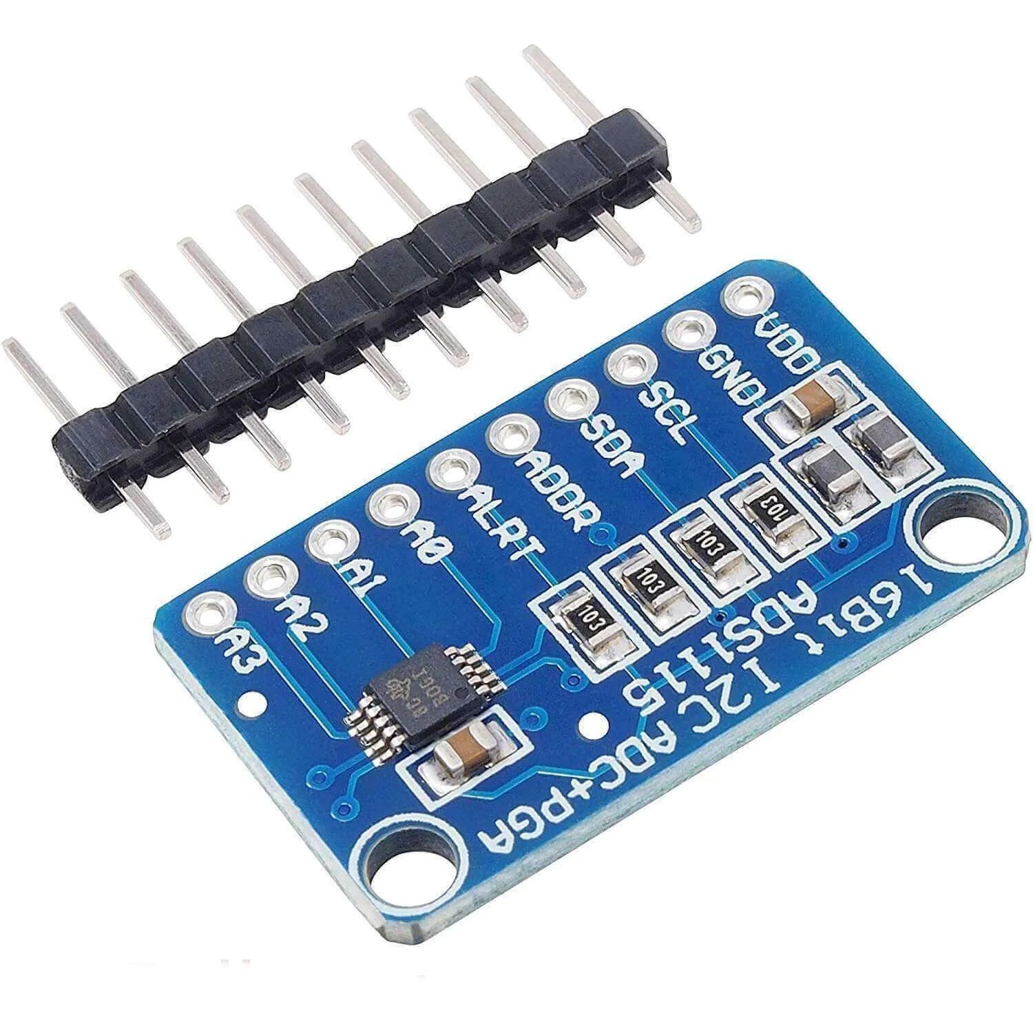 ADS1115 ADC Module 16Bit 4 channels for Raspberry Pi - OpenELAB