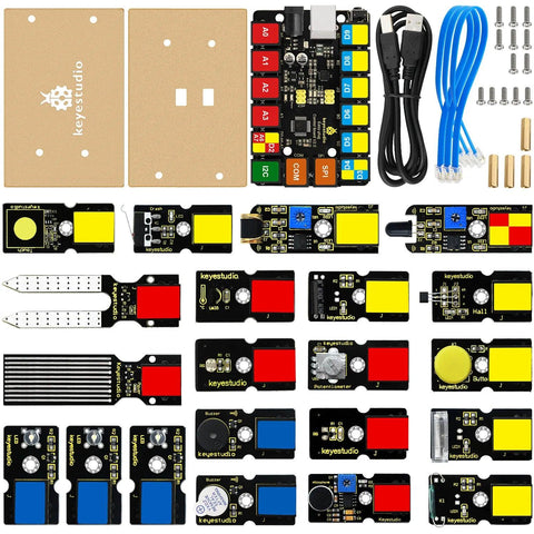 Keyestudio EASY PLUG Sensor Learning Kit for Arduino - OpenELAB