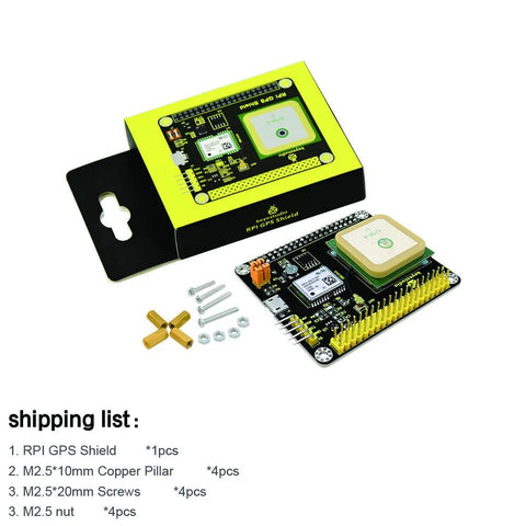 NEO-6M GPS Shield Expansion Board with Antenna for Raspberry Pi