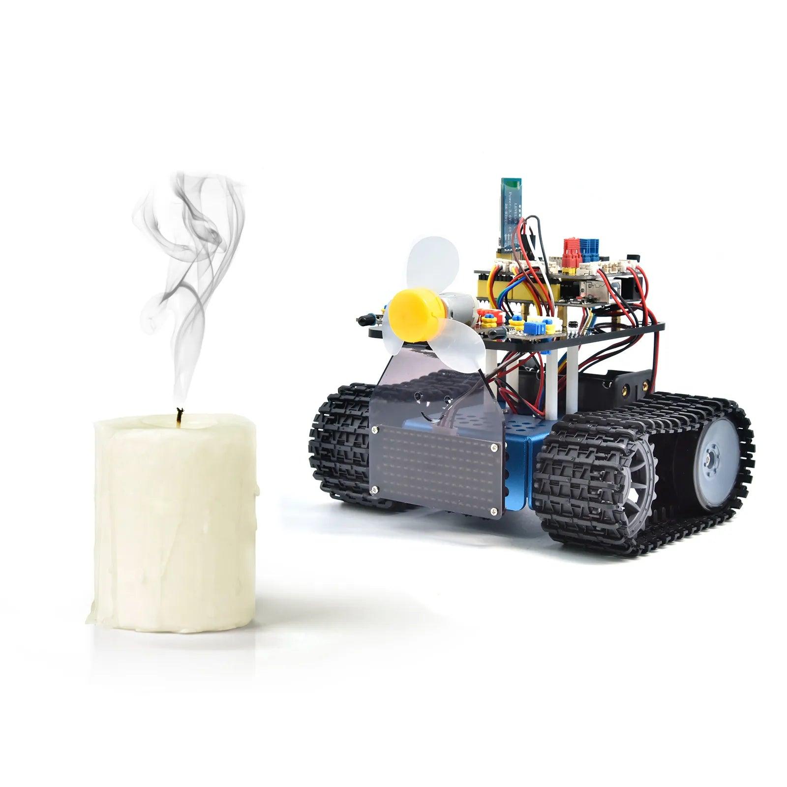 Keyestudio Mini Caterpillar Tank Robot V3.0 for Arduino - OpenELAB