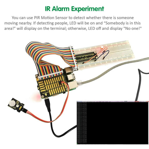 Raspberry Pi Ultimate Starter Kit de aprendizaje Kit electrónico DIY