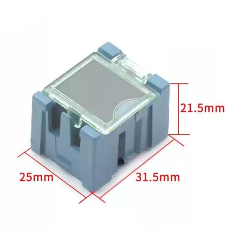 Scatole per componenti SMD Scatole per componenti Scatole per campioni Interblocco giuntabile Rimovibile (5 pz.)