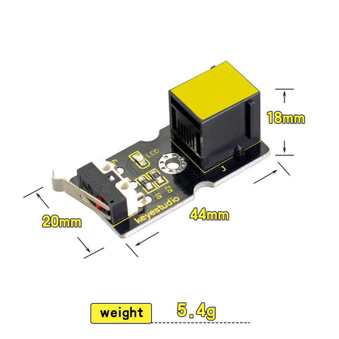 Sensor de choque de colisión EASY PLUG RJ11 - OpenELAB