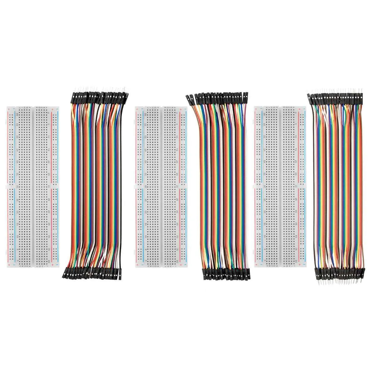 Breadboard Kit - 3x Jumper Wire + 3 Sets MB102 - OpenELAB