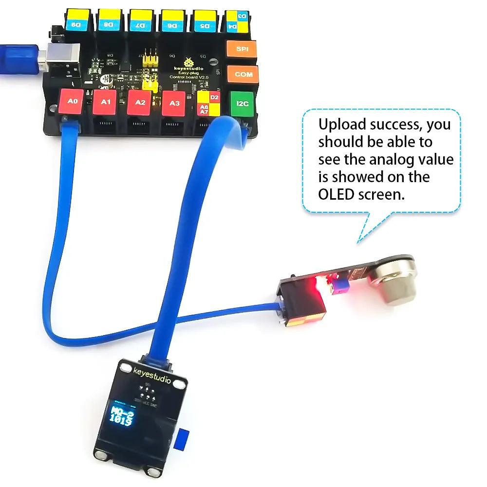 Keyestudio EASY PLUG Analog Gas Sensor MQ-2 - OpenELAB