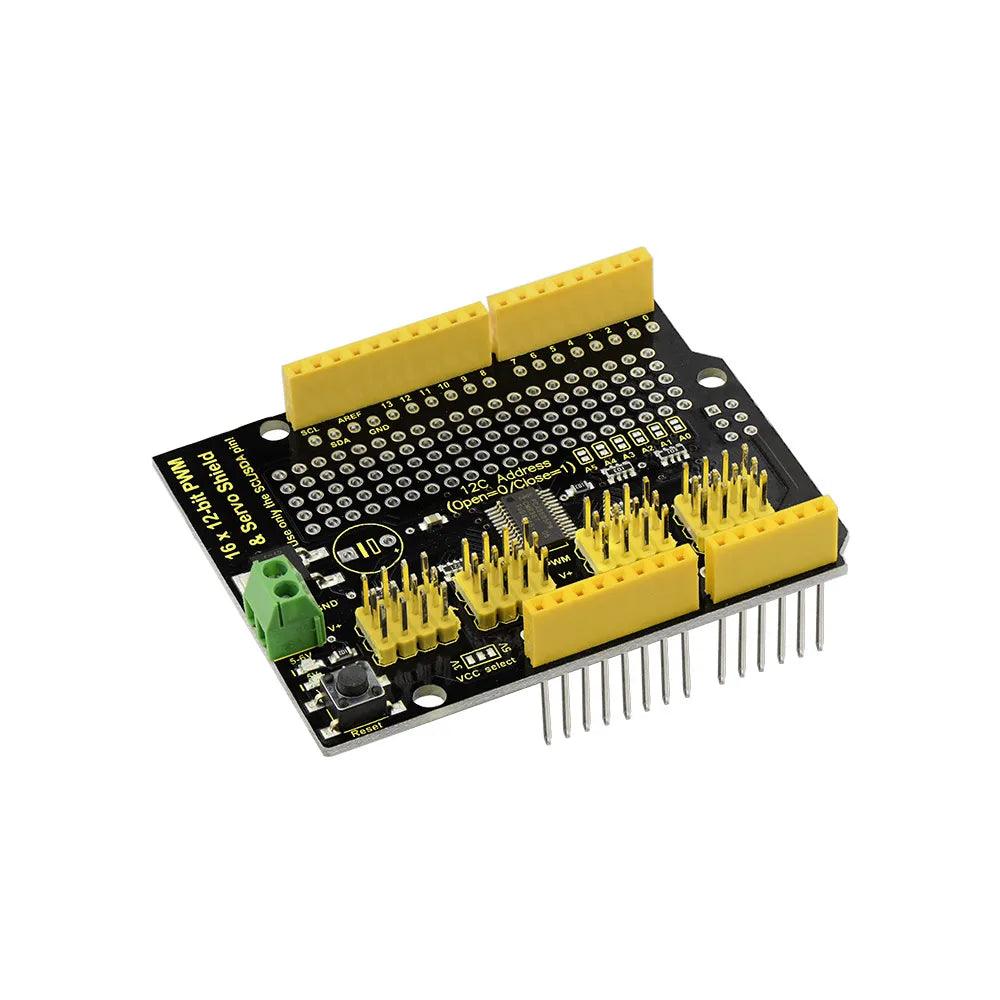 Keyestudio 16-channel Servo Motor Drive Shield For Arduino - OpenELAB