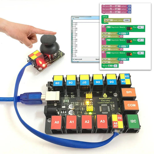 Módulo de joystick EASY PLUG RJ11 PS2 - OpenELAB