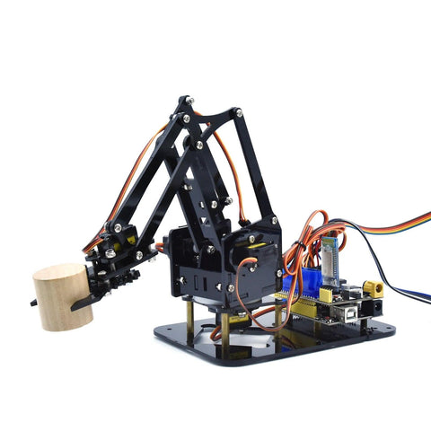 Keyestudio 4DOF Acrylic Toys Robot Mechanical Arm Claw Kit - OpenELAB