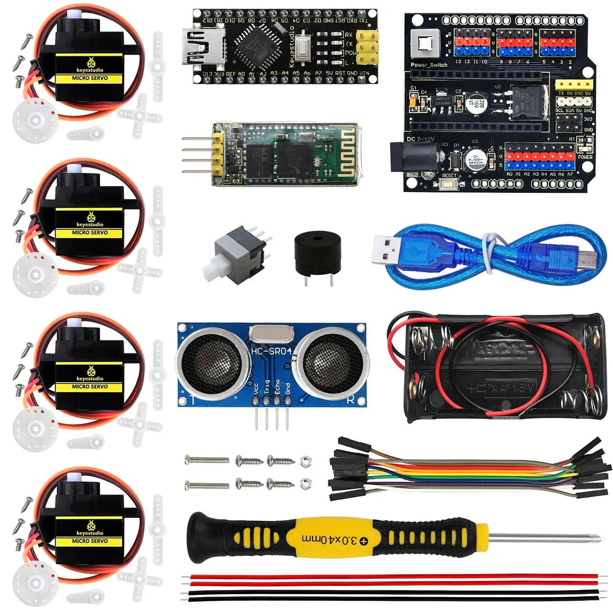 Keyestudio Electronic Parts DIY Project Starter Kit for Arduino - OpenELAB