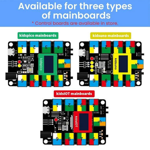 Kit de mini station météorologique de blocs de construction électroniques Kidsbits STEM