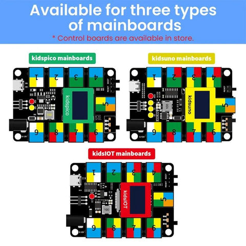 Kit di robotica con sensori di programmazione Python per Kidsbits Education