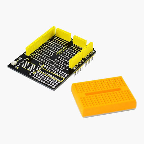 Keyestudio Protoshield for Arduino with Mini Breadboard - OpenELAB