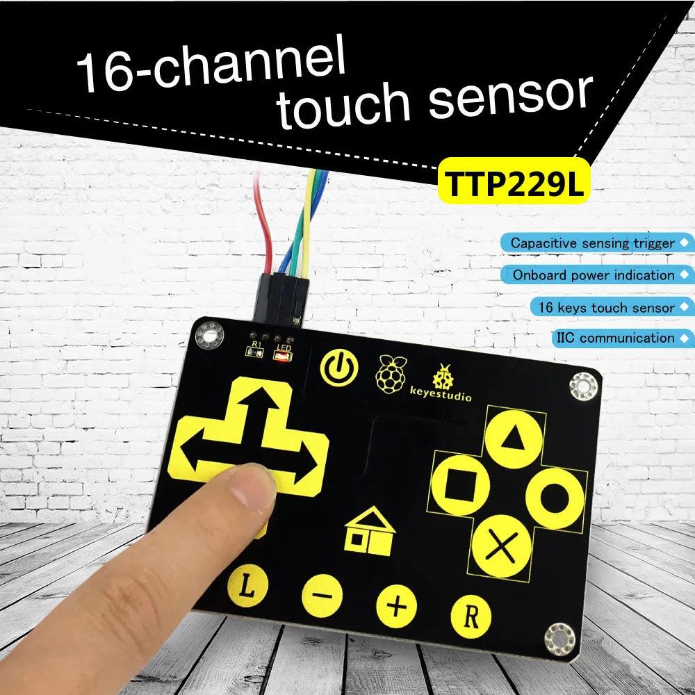 Keyestudio TTP229L 16-key Touch Sensor for arduino Uno R3 - OpenELAB