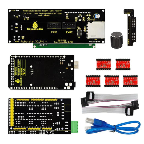 Kit imprimante 3D OpenELAB RAMPS1.4 + Mega2560 + 5x A4988 + LCD 2004