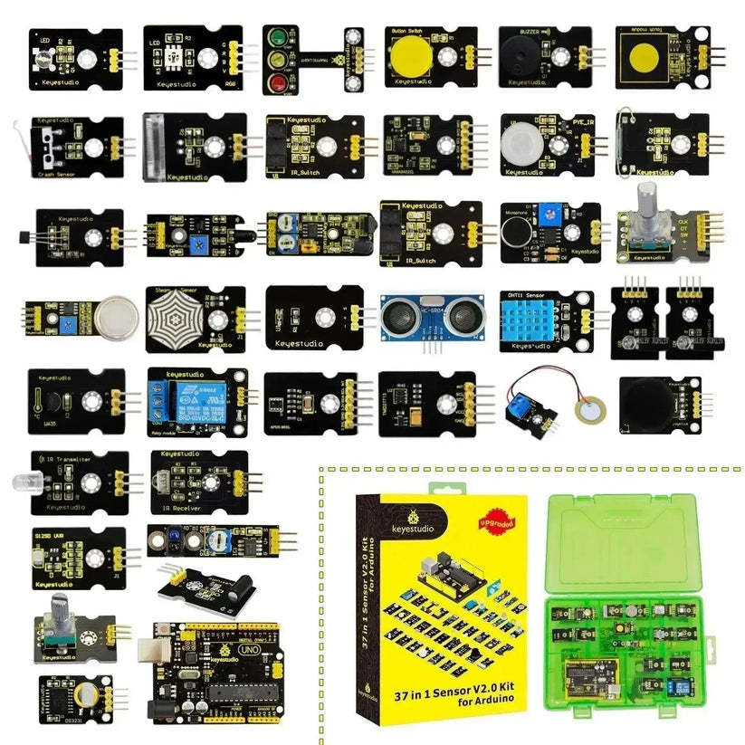 KeyeStudio 37-in-1 Arduino Sensor Kit without Board