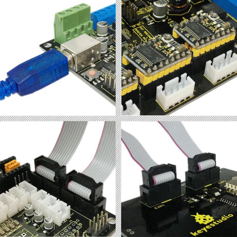 OpenELAB 3D Printer Kit MKS GEN V1.2 + 5x 8825 + LCD12864