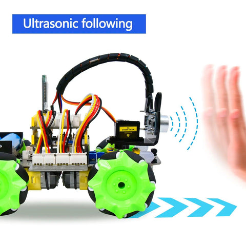 Keyestudio 4WD Mecanum Robot Car for Arduino STEM - OpenELAB