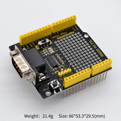 keyestudio RS232 to TTL Conversion Shield Compatible with Arduino - OpenELAB