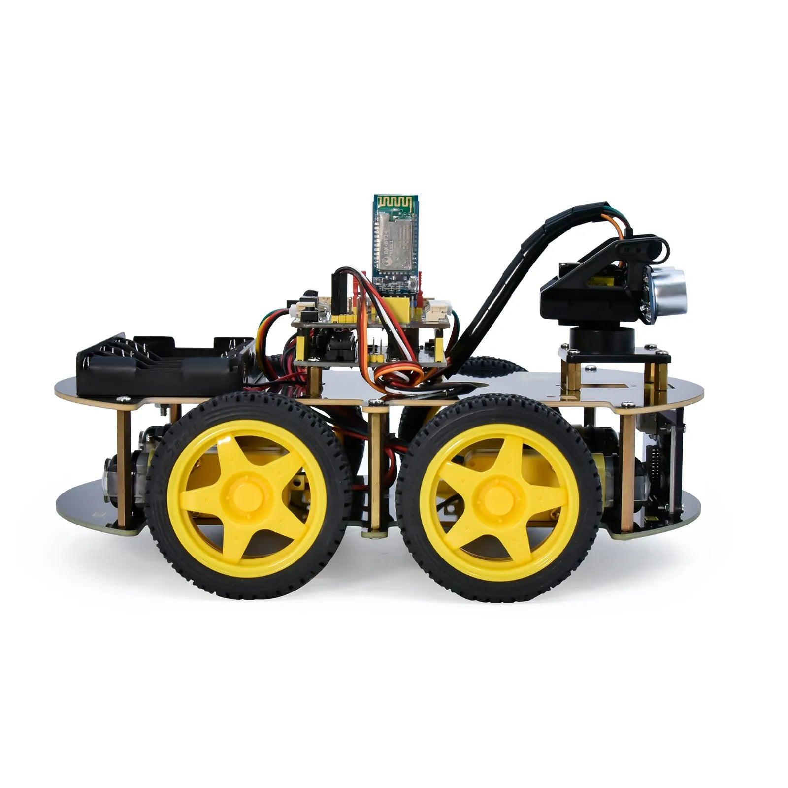 Keyestudio Upgraded 4WD BT Multi-purpose Smart Car V2 - OpenELAB