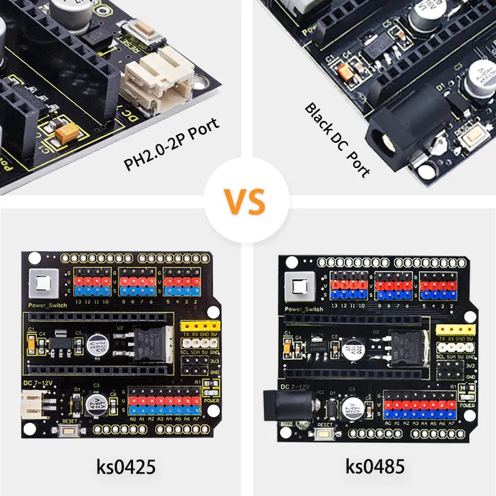 Keyestudio NANO Shield with DC port for arduino Nano3.0 - OpenELAB