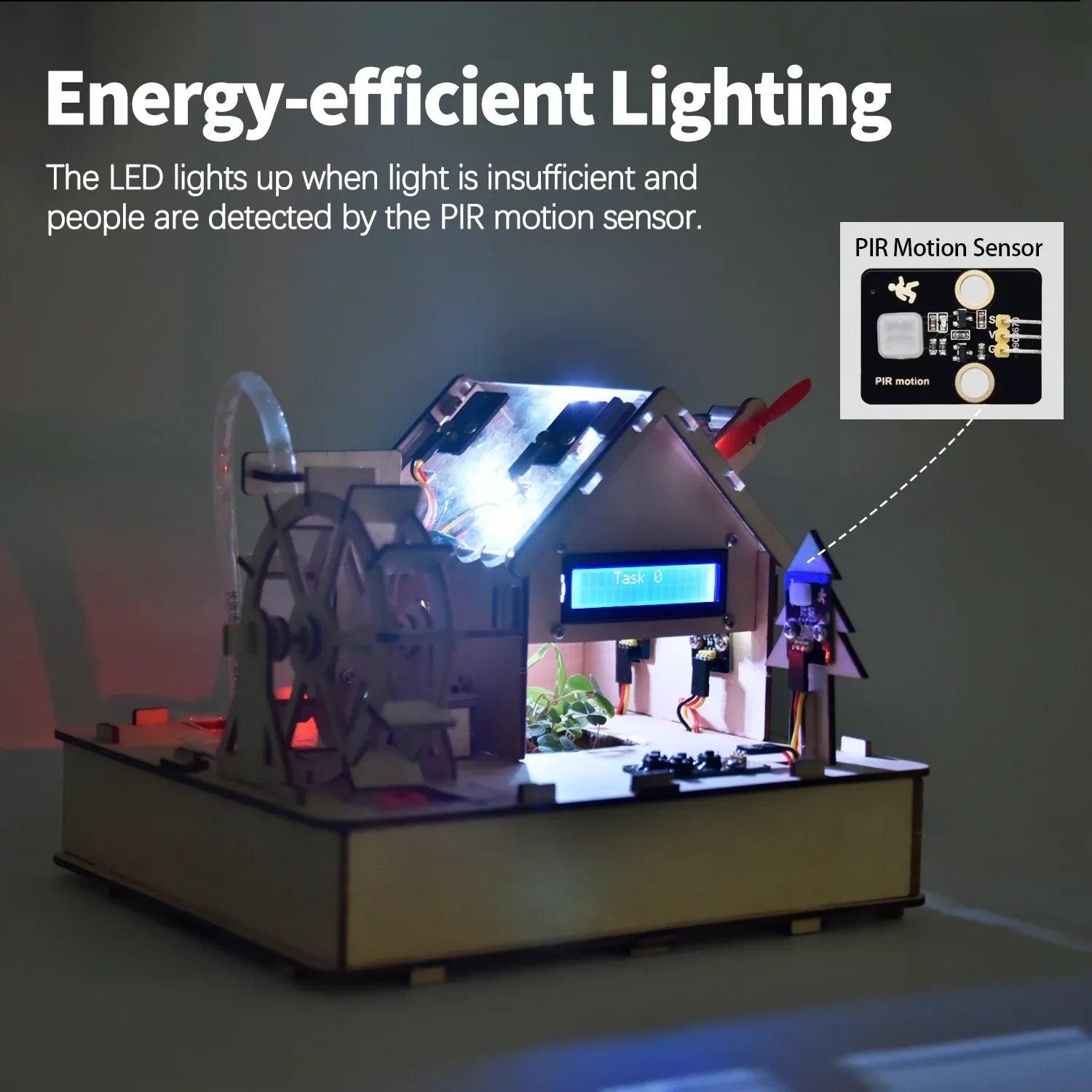 Keyestudio Smart Eco-Friendly House Starter Kit - OpenELAB