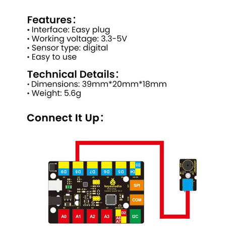 Module buzzer passif EASY PLUG RJ11 - OpenELAB