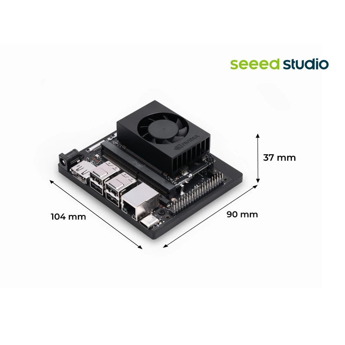 Seeed Studio NVIDIA Jetson Orin Nano Super Developer Kit dimensions image