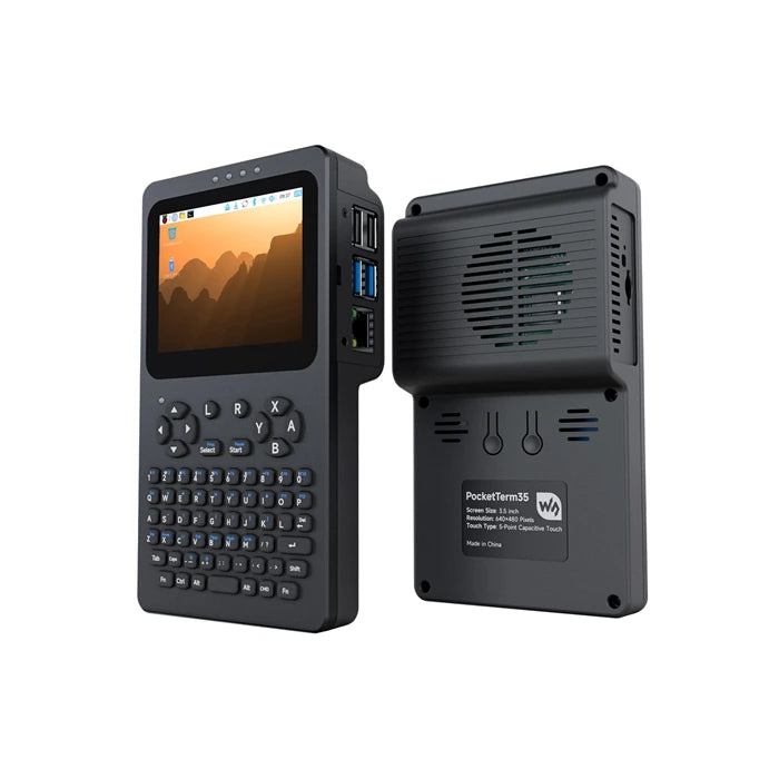 Terminal portable Waveshare sous Linux avec écran tactile 3,5 pouces (Prévente, retour dans 4-5 semaines)