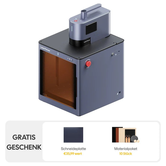 LaserPeaker LP5 - Den smarte 20W fiber- + diodelasergraveringsmaskine