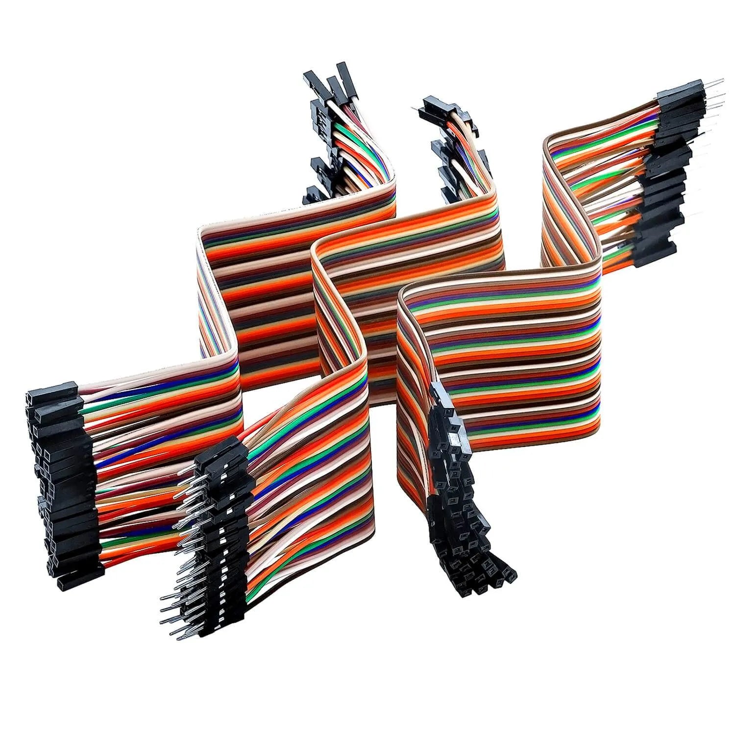 Jumper Wire Cable 3 x 40 pcs. 20 cm M2M / F2M / F2F - OpenELAB