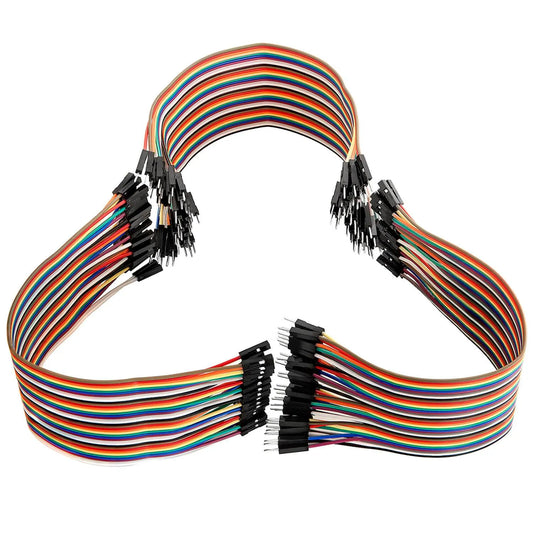 Jumper Wire Cable 3 x 40 pcs. 20 cm M2M / F2M / F2F - OpenELAB