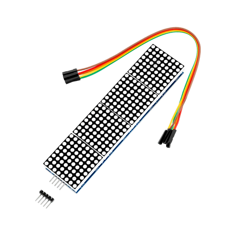 MAX7219 8x32 4 in 1 Dot Matrix LED Display Module - OpenELAB