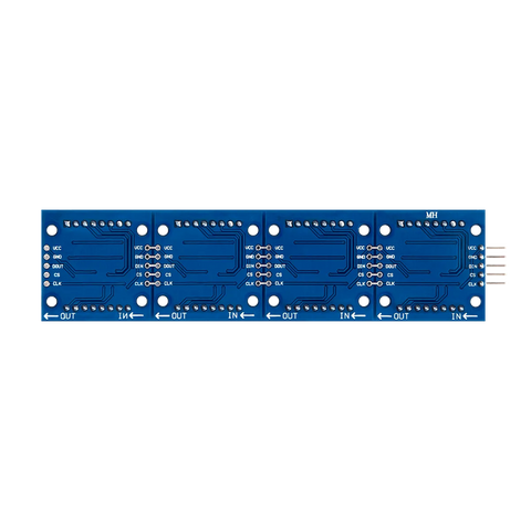 MAX7219 8x32 4 in 1 Dot Matrix LED Display Module - OpenELAB