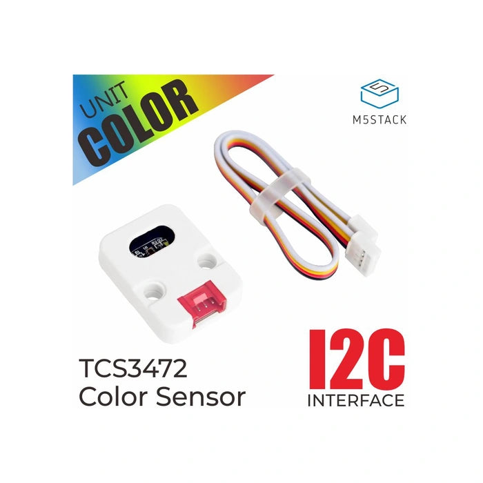 M5Stack Color Sensor RGB Unit with TCS3472 Color Recognition – OpenELAB ...