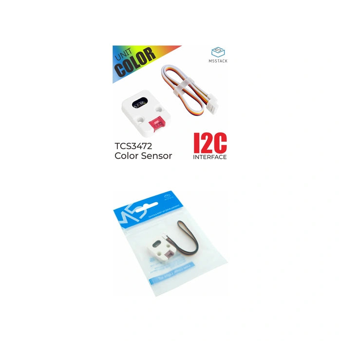 M5Stack Color Sensor RGB Unit with TCS3472 Color Recognition – OpenELAB ...
