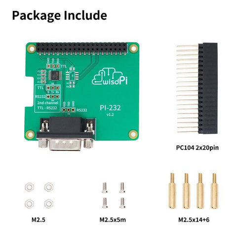 WisdPi PI-232 RPI HAT