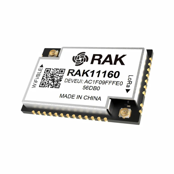 RakWireless RAK11160 Dual-Core Module for LoRaWAN® with WiFi & BLE EU868