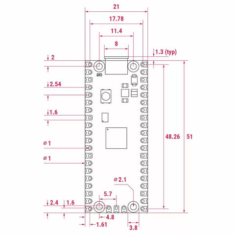 Raspberry Pi Pico 2 RP2350(Pre-Order) - OpenELAB