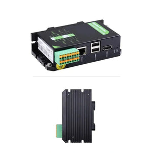 Seeed Studio EdgeBox RPi 200 white background front and rear overview image