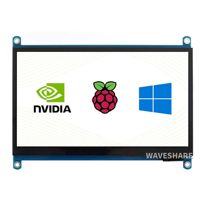 Waveshare 7inch HDMI LCD H front display image
