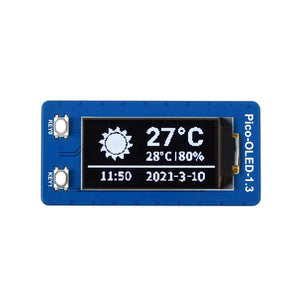 Waveshare Pico-OLED-1.3 angled product image