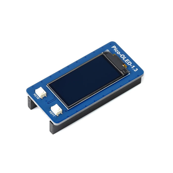 Waveshare Pico-OLED-1.3 installed with Raspberry Pi Pico product image